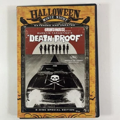 Death Proof 2 Disc Special Edition Extended Unrated DVD grindhouse w/ Promo Top - Image 1 of 4
