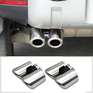 2PCS Steel Rear Exhaust Muffler Tip End Pipe For 2020-2022 Land Rover Defender - Picture 1 of 12