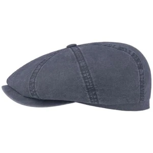STETSON Berretto Hatteras Delavè Organic cotton BLU CHIARO - Imagen 1 de 3