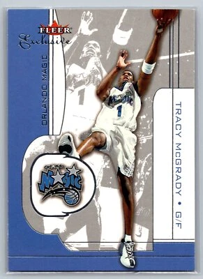 2001 Fleer Exclusive Basketball #2 Tracy McGrady Orlando Magic HOF - Image 1 of 2