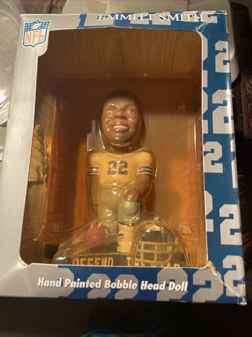Emmitt Smith 2002 Run with History "Defend the Star" Limited Edition Bobble Head Cover