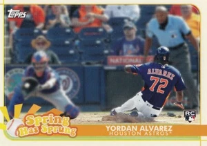 2020 Topps Opening Day YORDAN ALVAREZ Spring Sprung Rookie #SHS-23 Astros - Picture 1 of 1