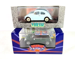 Lot of 2 -Vitesse '49 VW Beetle & Mini Cooper-diecast Cars 1:43 scale and New. - Picture 1 of 14