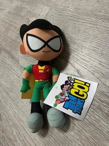 NUEVO CON ETIQUETAS Teen Titans Go Peluche Juguete Robin Figura 10" NUEVO - Imagen 1 de 2