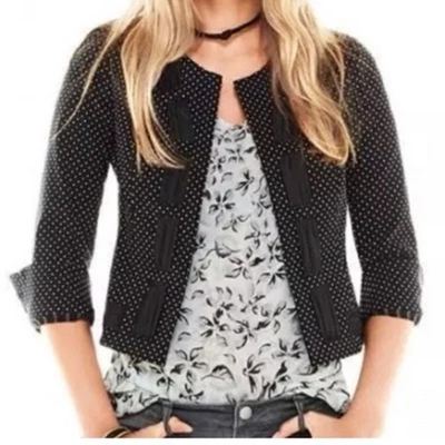 Cabi Polka Dot Blazer Jacket - Size Women's 8 - Image 1 of 4