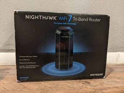 NETGEAR Nighthawk RS700S BE19000 Tri-Band WiFi 7 Router 19Gbps 6Ghz 2.5G +TESTED - Image 1 of 4