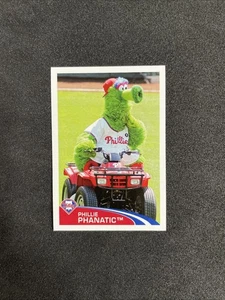 Álbum de pegatinas Topps MLB 2012 #192 Phillie Phanatic Philadelphia Phillies casi nuevo - Imagen 1 de 3