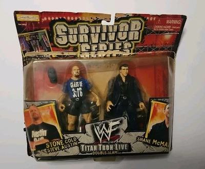 Figuras de acción Stone Cold Steve Austin Shane McMahon WWF Survivor Series ÁSPERAS  Foto 1 de 4