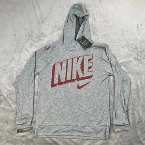 Nike Hoodie Youth Large Breathe Pullover 939664-021 Dri-Fit Langarm Grafik - Bild 1 von 10