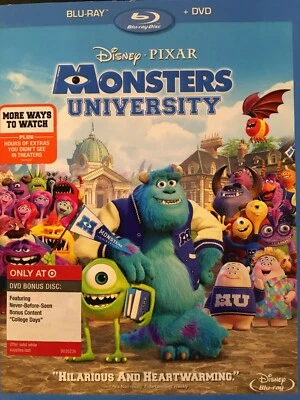 Monsters University (Blu-Ray + DVD +Bonus Disc) with Slipcover, Target Exclusive - Image 1 of 2