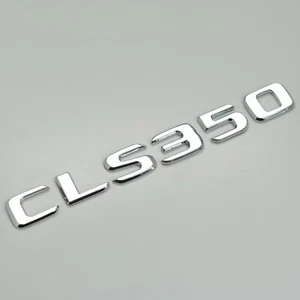 Silver Chrome CLS350 Car Letter Number Rear Boot Badge Emblem For Mercedes Benz - Picture 1 of 1