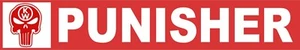 KENWORTH TRUCK PUNISHER BUMPER STICKER DECAL FOR WELDER VEHICLE BEER FRIDGE ETC - Picture 1 of 1
