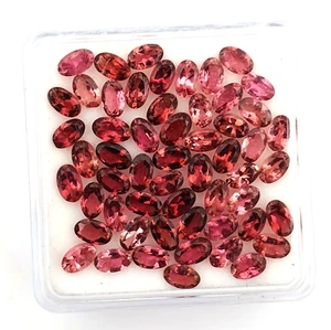 5 Karat Natürlicher Rosa Turmalin Ovalschliff Lose Edelstein Posten 23 Stck. 3X5 mm - Bild 1 von 5