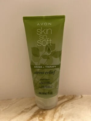Avon Skin So Soft Aroma + Therapy  Stress Relief Body Wash 6.7 oz sealed - Image 1 of 2
