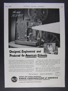 1948 RCA 400 16mm Film Projector vintage print Ad - Picture 1 of 1