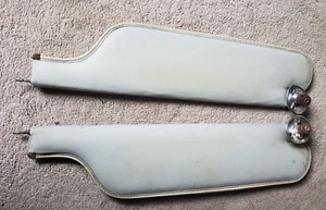 1965-1975 GM Camaro Firebird Nova Chevelle Skylark Black Sun Visor Pair LH & RH - Picture 1 of 5