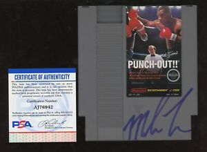 Mike Tyson Signed 1987 NES Nintendo Punch Out AUTO Autographed PSA COA