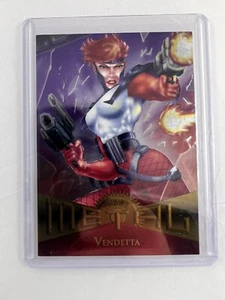 1995 Fleer Marvel Metal Vendetta Silver Flasher #54 - Bild 1 von 2