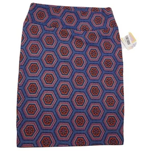 LulaRoe Skirt Woman’s Size Large Multicolor Geometric Print Cassie NWT - Bild 1 von 6