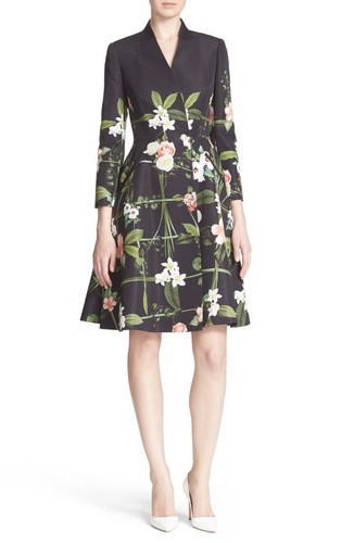 UNDERCOVER TED BAKER Secret Trellis stampa floreale abito midi cappotto giacca matrimonio gare 2 10