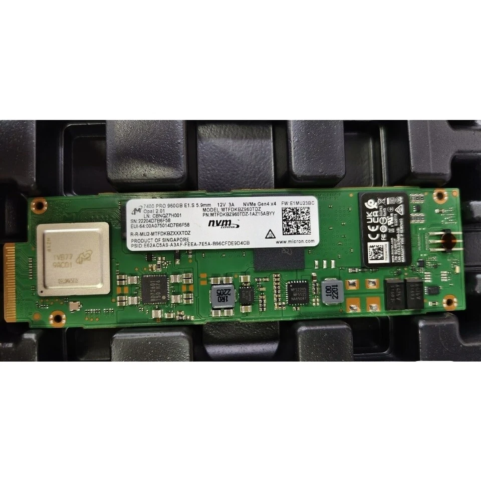 Micron 7400PRO 960GB E1. s Interface Enterprise Server Solid State Drive Brand - Image 1 of 1