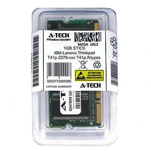 1GB SODIMM IBM-Lenovo Thinkpad T41p 2379-xxx Allypes T42 2373-xxx Ram Memory - Picture 1 of 1