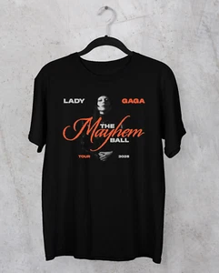 NEW Lady Gaga Ball Tour black T-shirt short sleeve S-5Xl XA799 - Picture 1 of 4