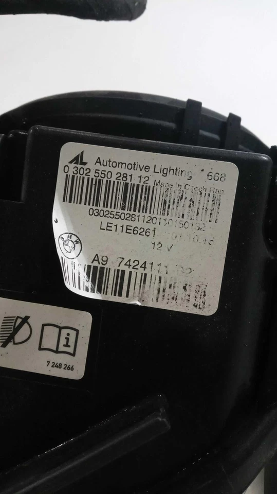 2016 BMW 428i Left Headlight Assembly Grey OEM 621695 135K Miles Foto 1 de 4