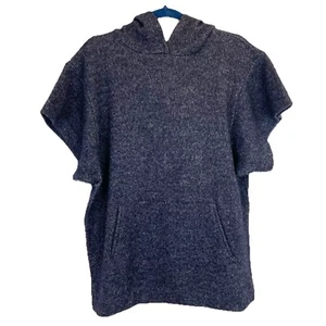 Isabel Marant Etoile Sweater Women’s 36 Virgin Wool Hooded Short Sleeve Pullover - Picture 1 of 6
