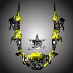 Polaris RZR 4 1000 XP UTV Wrap Graphics Decal Kit 2013-2015 Guardian Yellow - Bild 1 von 1