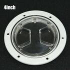 Top Lid Lock Access Cover for Yacht Marine Boat 4Inch Clear Deck Hatch