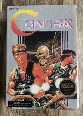 Figura de acción NECA Contra NES Bill & Lance aparición de videojuego 7" paquete de 2 ¡NUEVO EN CAJA!! Foto 1 de 4