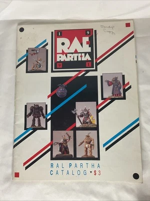 Catálogo Figuras Fantasía Ral Partha 39 Pg 1991 De Colección. AD&D y Warhammer Recurso PB Foto 1 de 4