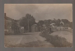 Crescent NEW YORK RPPC 1911 MAIN STREET Stores nr Albany Waterford Clifton Park - Picture 1 of 3