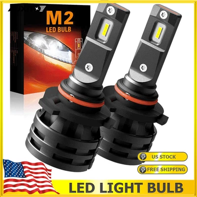 9005 AUXITO HB3 LED 6500K Xenon White High Beam Headlight HID Bulb ERROR FREE US - Image 1 of 4