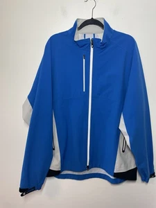 Footjoy Dryjoys Tour XP Jacke Herren XLarge Zip Performance Golf Blau - Bild 1 von 7