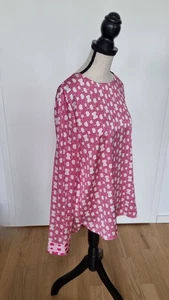 Seiden-Bluse von Herzensangelegenheit, Gr. 34 (bis Gr. 38, da oversized), pink - Bild 1 von 5