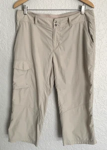 Columbia Omni-Shield Caprihose Gr. 12 beige khaki verstellbarer Bund Outdoor - Bild 1 von 8