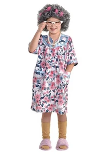Girl's Little Old Lady Costume - Picture 1 of 1