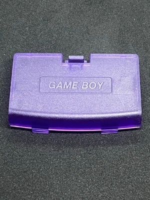 • Cache pile Clear GameBoy Advance Violet Transparent GBA • - Photo 1/2