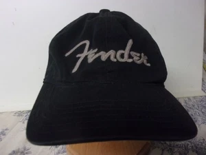 Fender Brand Guitar Gray Embroidered Logo Baseball Hat - Picture 1 of 7
