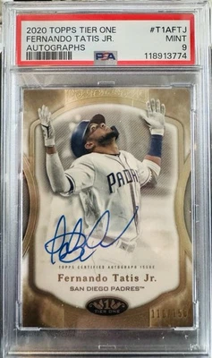 2020 Topps Tier One - Tier One Autographs Fernando Tatís Jr. #T1A-FTJ /150 (AU) - Image 1 of 4