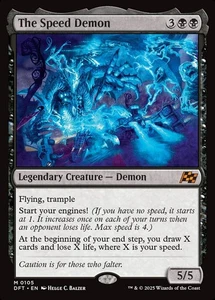 MTG The Speed Demon NM Aetherdrift DFT English Magic Gathering card - Picture 1 of 3