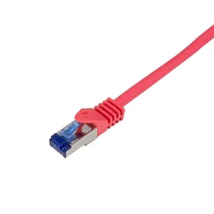LogiLink C6A024S Patchkabel Ultraflex, Cat.6A, S/FTP, rot, 0,5 m - Bild 1 von 4