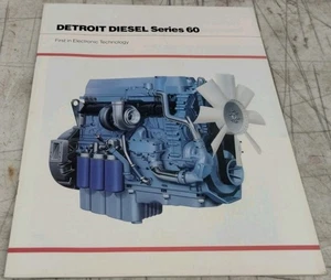 1987 Detroit Diesel Series 60 Engine Info And Sales Brochure - 6SA303 - Picture 1 of 7