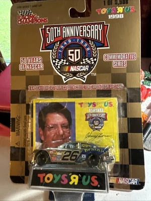 Racing Champ-#26 JOHNNY BENSON-50th Ann. NASCAR Gold Comm. Series-Gold Ford Tars - Image 1 of 3