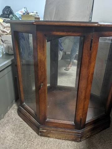 Cherry wood Display cabinet Cover