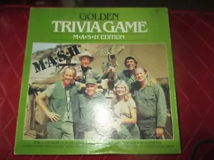 JUEGO USADO Vintage DORADO Trivia Juego MASH M*A*S*H Edición - 1984 - Imagen 1 de 7