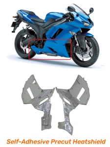 Fairing Plastic Insulation Precut Heatshield for Kawasaki Ninja ZX6R 2007 2008 - Picture 1 of 10