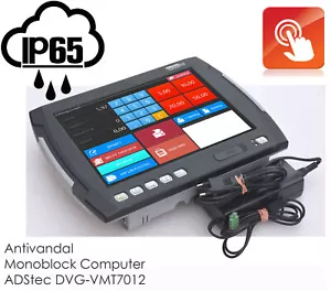Monoblock Computer Adstec DVG-VMT7012 Touchscreen IP65 RS-232 Windows 7 V644 - Picture 1 of 5